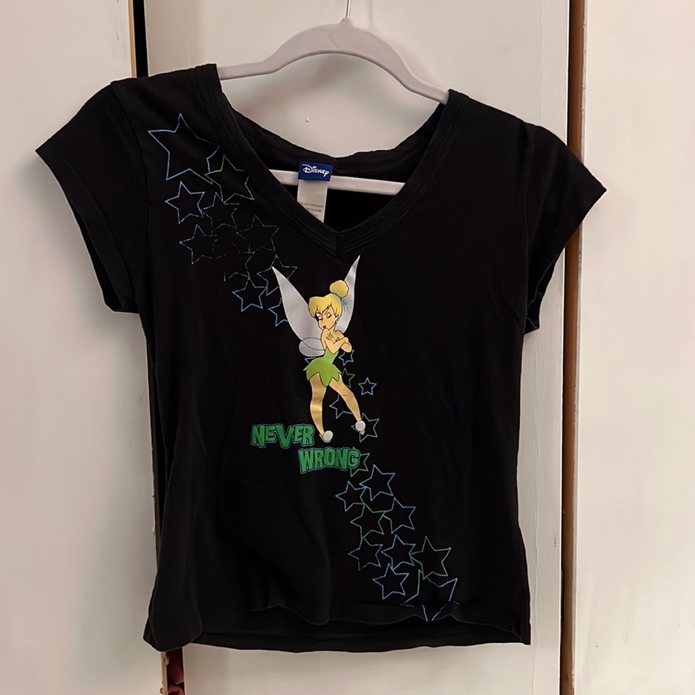 Tinkerbell t-shirt, ‘never wrong’
